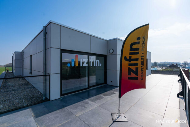 Photo extérieure des bureaux FCF à Awans