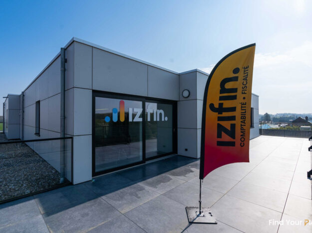 Photo extérieure des bureaux FCF à Awans